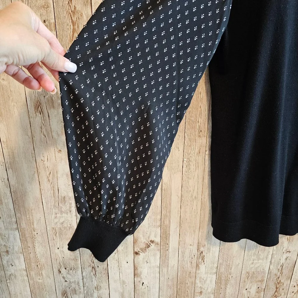 Women's Adrianna Papell Black &‎ White Sweater Size M